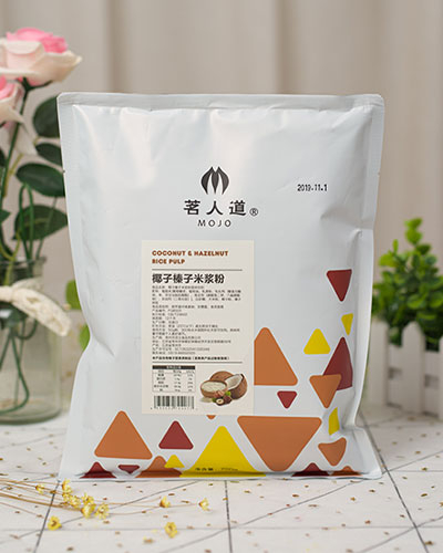 椰子榛子米漿
